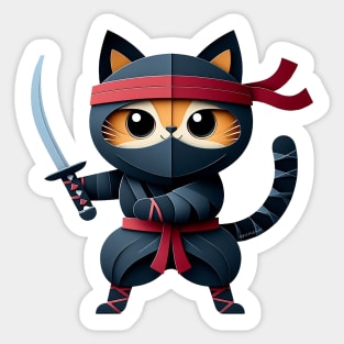 Ninja Cat Sticker